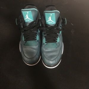 Air jordan 4 retro 30th teal men’s size 10